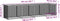 vidaXL - Kippenhok - met - dak - 403x98x90 - cm - gegalvaniseerd - staal - antraciet