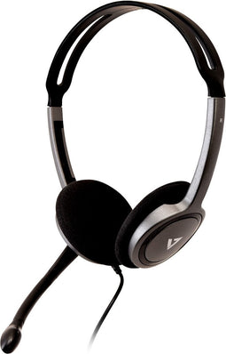 V7 Videoseven Boom MIC PC-headset 3.5 mm jackplug Stereo On Ear