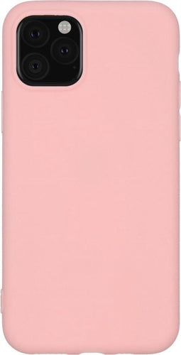 iMoshion Hoesje Geschikt voor iPhone 11 Pro Hoesje Siliconen - iMoshion Color Backcover - Roze