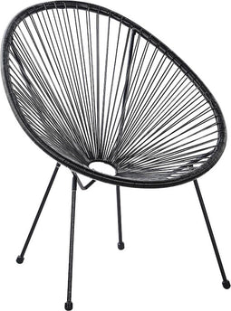 Feel Home - Acapulco stoel - 2 stuks - Zwart