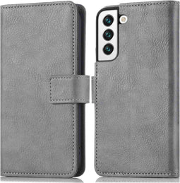iMoshion Hoesje Geschikt voor Samsung Galaxy S22 Plus Hoesje Met Pasjeshouder - iMoshion Luxe Bookcase - Grijs