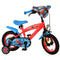 Spider-Man Kinderfiets - 12 inch - Handrem en terugtraprem - Blauw/Rood