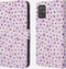 iMoshion Hoesje Geschikt voor Samsung Galaxy A51 Hoesje Met Pasjeshouder - iMoshion Design Bookcase smartphone - Meerkleurig / Purple Flowers