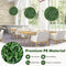 Coast Buxusbol - Kunstplant - 50 cm - Levendig groen - (2 stuks)