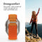 imoshion Nylon Alpine bandje - Geschikt voor Apple Watch 1, 2, 3, 4, 5, 6, 7, 8, 9, 10 (42 mm), SE - 38/40/41 mm - Oranje - One Size