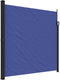 vidaXL - Windscherm - uittrekbaar - 200x300 - cm - blauw