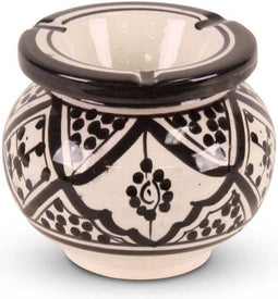 Marokkaanse Asbak Zwart Nakhil Ø 12 x 10cm