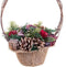 Christmas Kerstversiering Rood Multicolour Rotan Plastic Foam Ananas Mand 21 X 21 X 30 Cm