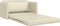 vidaXL - Vloersofa - Bed - 2-in-1 - Crème - 124x71x78 - cm - Kunstleer
