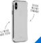 Accezz Hoesje Geschikt voor iPhone X / Xs Hoesje Shockproof - Accezz Xtreme Impact Backcover - Transparant
