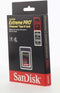 Sandisk Extreme Pro - Geheugenkaart - 256GB - CF Express Type B - Leessnelheid 1700 MB/s - Schrijfsnelheid 1200 MB/s