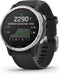 Garmin fēnix 6S Solar - Smartwatch - Zonne-energie - Zilver (Zwart)