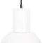 vidaXL Hanglamp - Rond 25 W E27 - Hoogte 132 cm - Wit