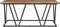 vidaXL - Koffietafel - in - Oude - Hout - 100x50x40 - cm - Gecomposeerd - Hout - en - Metaal