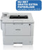 Brother HL-L6400DW - Laserprinter - Draadloos - 52 ppm - Wit