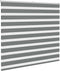 vidaXL - Zebra - rolgordijn - 160x100 - cm - stofbreedte - 155,9 - cm - donkergrijs
