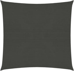 vidaXL - Zonnezeil - 160 - g/m² - 4x4 - m - HDPE - antracietkleurig
