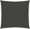 vidaXL - Zonnezeil - 160 - g/m² - 4x4 - m - HDPE - antracietkleurig