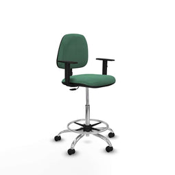 Piqueras y Crespo B1D05RP - Bureaustoel - Hoogteverstelbaar met armleuning - Smaragdgroen