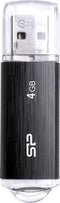 Silicon Power Ultima U02 - USB Pendrive 4GB - Wachtwoordbeveiliging - Zwart