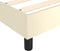 vidaXL - Bedframe - kunstleer - crèmekleurig - 100x200 - cm