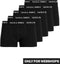 JACK&JONES ADDITIONALS JACHUEY TRUNKS - Boxershorts - 5-pack - Zwart (5 stuks)