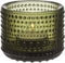 Iittala Kastehelmi Theelichthouder / Kaarshouder / Waxinelichthouder Glas - Sfeerlicht - Mosgroen - 64mm - 1 Stuk
