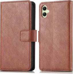 iMoshion Hoesje Geschikt voor Samsung Galaxy A05s Hoesje Met Pasjeshouder - iMoshion Luxe Bookcase - Bruin