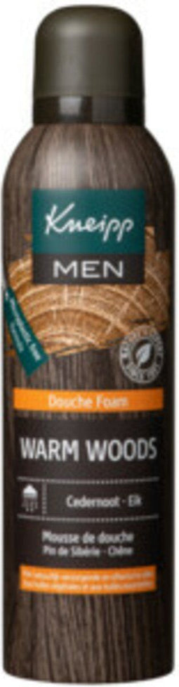 Kneipp Men Warm Woods - Douche Foam - Warme houtachtige geur - 200 ml