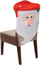 Home & Styling Stoelhoes Kerstman 45x73cm - Set van 6 stuks - Rood