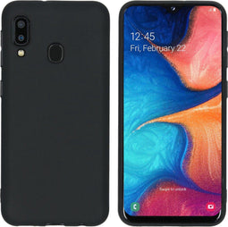 iMoshion Hoesje Geschikt voor Samsung Galaxy A20e Hoesje Siliconen - iMoshion Color Backcover - Zwart