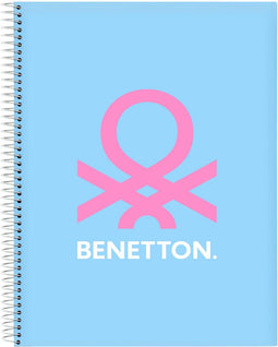 Notitieboekje Benetton Spring Hemelsblauw A4 120 Lakens