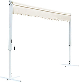 vidaXL - Luifel - vrijstaand - 600x300 - cm - crème