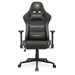 Cougar Armor One V2 - Gaming stoel - Ergonomisch ontwerp met verstelbare rugleuning - Gouden