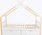 Hypnia - Peuterbed - Kinderbed - Huisbed Odyssee - Kinderbedden 90 x 200 - Lattenbodem - Bedbodem - Met Bedhek - 2 Opberglades - Eenvoudige Montage - Goed Verstevigd - Tijdloze Bedbodem - Geschikt Voor Ieder Matras