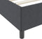 vidaXL - Bedframe - Donkergrijs - 100x200 - cm - Corduroy - Stof
