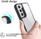 iMoshion Hoesje Geschikt voor Samsung Galaxy S22 Hoesje - iMoshion Rugged Hybrid Case - Zwart / Transparant