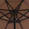 vidaXL - Parasol - met - draagbare - voet - taupe