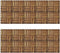 vidaXL - Terrastegels - 30 - x - 30 - cm - Acacia - set - van - 20