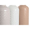 Vaas DKD Home Decor Terra cotta Mauve Licht Roze Dolomite 13 x 13 x 41 cm (3 Stuks)