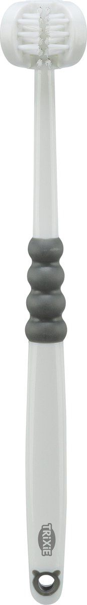 Trixie 3 kop tandenborstel voor hond kat