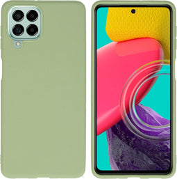 iMoshion Hoesje Geschikt voor Samsung Galaxy M53 Hoesje Siliconen - iMoshion Color Backcover - groen
