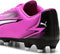 PUMA ULTRA PLAY FG/AG - Heren Sportschoenen - Lichtgewicht TPU SPEEDPLATE - Poison Pink-PUMA White-PUMA Black - Maat 45
