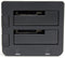 Startech.com Dubbel harddisk docking station - UASP ondersteuning - Zwart