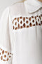 Colourful Rebel Jalie Tape Mini Shirt Jurk - A-lijn fit - Lange mouw - Maat L