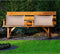 Anna's collection Buiten of tuin sier kussens - taupe/beige - 30 x 50 cm - binnen/buiten - zitkussens tuinbank