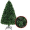Costway Kunstkerstboom - Kunstkerstboom met LED-verlichting - 120 cm hoog - Groen