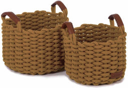 KidsDepot Set Opbergmanden M Korbo Oker