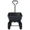 Tuinkiepwagen 300 kg 75 L zwart