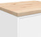 vidaXL - Garagekast - 60x51x85 - cm - massief - grenenhout - wit